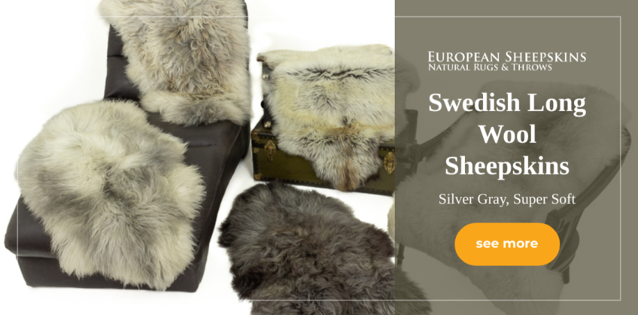 Swedish Long Wool Sheepskins